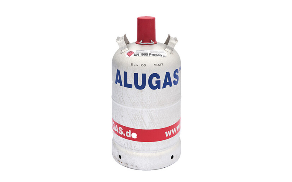 Alu Gasflasche für LPG betankung 11 kg Füllmenge